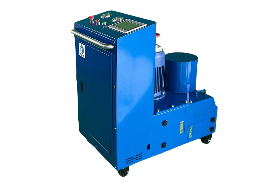 Centrifugal vacuum oil filter