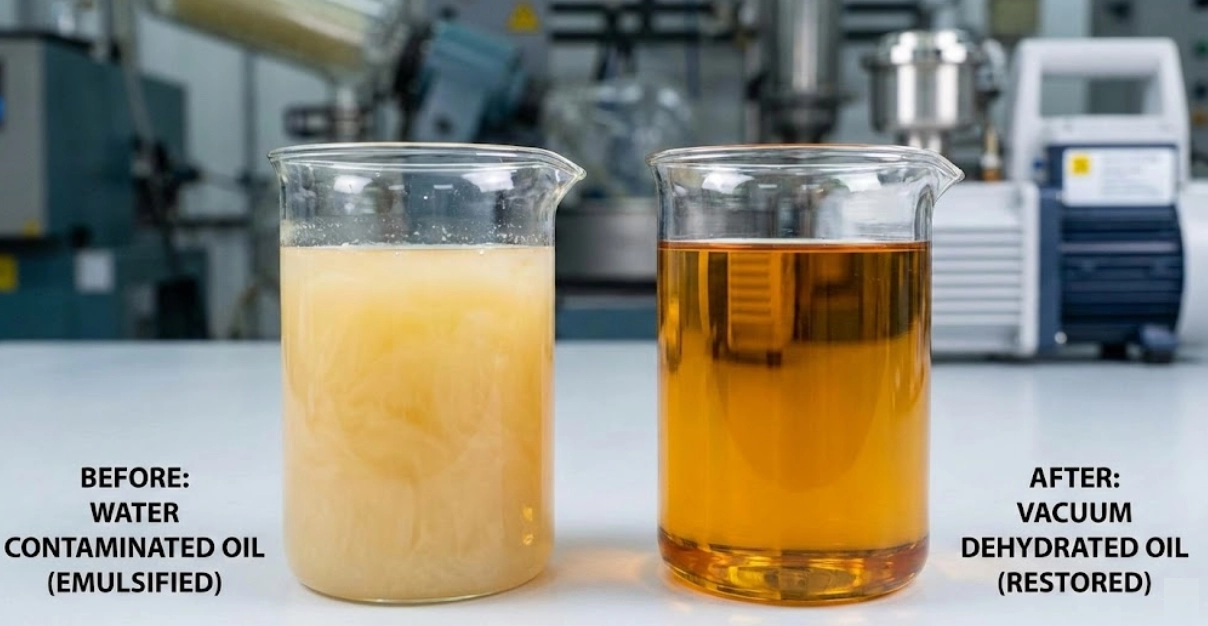 How to Remove Water from Hydraulic Oil Vacuum Dehydration vs. Traditional Methods